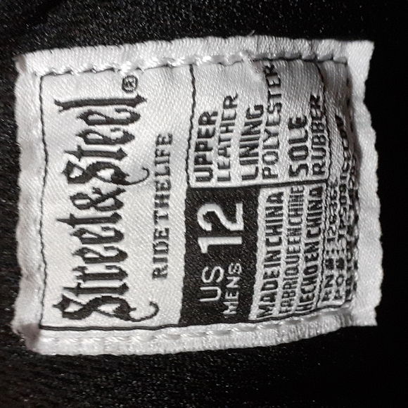 Street & steel riding shoes barely used - Picture 6 of 7